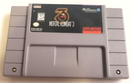 MORTAL KOMBAT 3 Super Nintendo SNES Vtg Authentic Genuine GAME CARTRIDGE... - £18.31 GBP