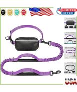Hands-Free Dog Leash with Zipper Pouch &amp; Dual Handles - Adjustable for L... - $922.97 MXN