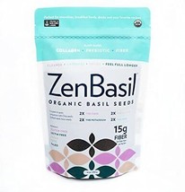 Zen Basil Seeds Edible Basil Seeds USDA Organic, Keto, Paleo,15g Fiber Per 2 TBS - $39.31