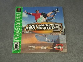 Tony Hawk&#39;s Pro Skater 3 Playstation 1 PS1 [Instruction Book Manual ONLY] - $6.00