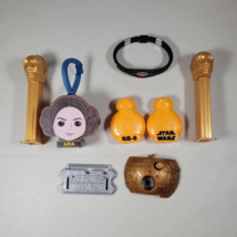 Star Wars Toy Lot Viewmaster Leia Bag Hook Pez Dispensers Wristband - £8.45 GBP