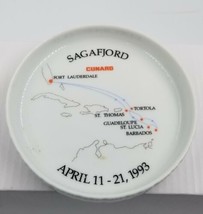 Sagafjord Ashtray Coaster Rosenthal Germany Round Dish April 1993 - £10.92 GBP
