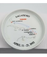 SAGAFJORD ASHTRAY COASTER ROSENTHAL GERMANY ROUND DISH April 1993 - €12,04 EUR
