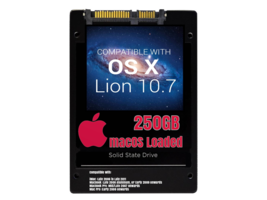 macOS Mac OS X 10.7 Lion Preloaded on 250GB Solid State Drive - $49.99