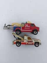 Tow Vehicles Wreckers Lot of 2 Vintage Matchbox Mattel image 5