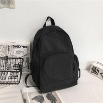 Fashion Women&#39;s Backpack Trend Solid Shcool Bag For Teenage Girls Large Capacity - £26.62 GBP