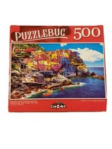 Puzzlebug 500 Piece Puzzle Beautiful Colorful Cityscape 18.25&quot;  X 11&quot; New  - £5.48 GBP
