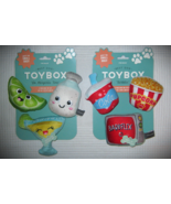 LOT 2 Mini Toy Sets Small Dog Fringe Studio Box Barkflix Margarita Time ... - £3.96 GBP