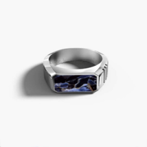Natural Pietersite Ring, Jasper Ring, 925 Sterling Silver, Men Ring - £57.54 GBP