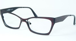 Ogi Evolution 4300 1591 Wine Wood /BLACK Eyeglasses Glasses 53-16-140mm Korea - £37.42 GBP