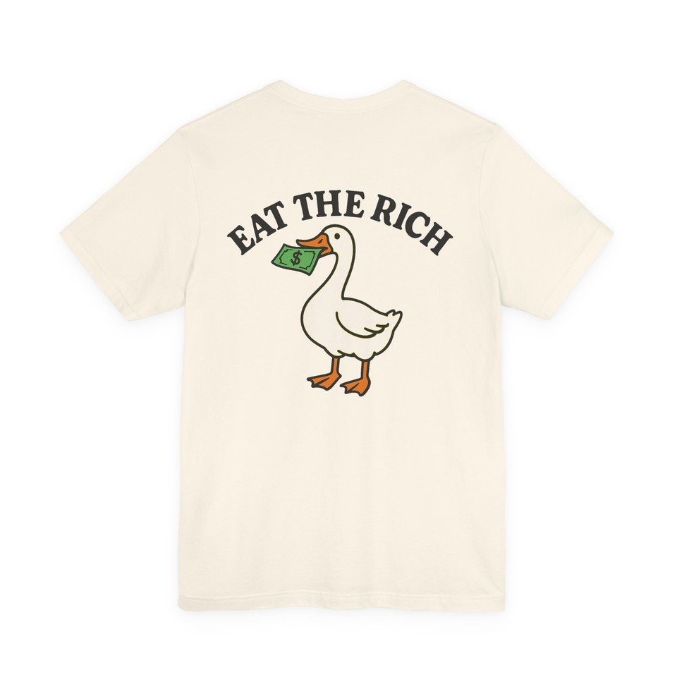 Eat the Rich Shirt, Anti Capitalist shirt, Tax the Rich Shirt, Activist Gift Item image 12