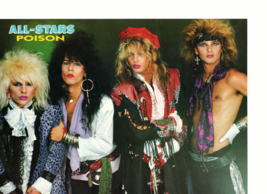 Bret Michaels teen magazine pinup clipping shirtless Poison band red hat - £2.68 GBP