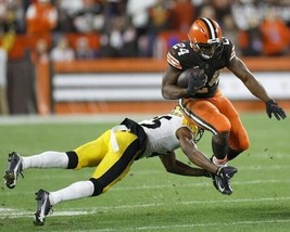 Nick Chubb Ahkello Witherspoon 8X10 Photo Cleveland Browns Steelers Nfl Football - £3.97 GBP