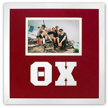 Theta Chi Fraternity Licensed Picture Frame for 4x6 photo red and white - £27.85 GBP