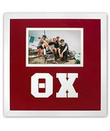 Theta Chi Fraternity Licensed Picture Frame for 4x6 photo red and white - $35.15