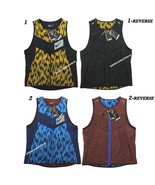 NIKE NEW MEN&#39;S AEROLAYER WILD RUN REVERSIBLE VEST LIGHTWEIGHT WATER RESI... - $963.20 MXN
