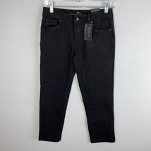 Steve&#39;s Jeans Alec Color Slim Fit Stretch Denim Black Jeans Kids Boys 12 - $15.29
