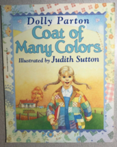 COAT OF MANY COLORS by Dolly Parton (1996) Scholastic illustrated softcover book - £11.83 GBP