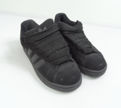 Adidas Campus ST Mens 7.5 Black Y2K Skate Shoes Padded Tongue Skateboarding - £74.65 GBP