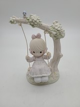 Precious Moments Girl on Tree Swing &quot;My Warmest Thoughts Are You&quot; #524085  - $318.26 MXN