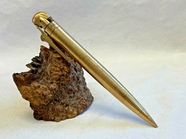 Vtg Ronson 14K Gold Filled Pencil Novelty Lighter Penciliter Smoking Camp Fire - $79.95
