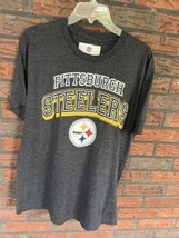 Pittsburg Steelers NFL Apparel Shirt Medium Football Jersey Short Sleeve Gray - £14.14 GBP