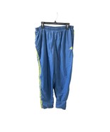 Adidas Vintage Mens Size XL Blue Yellow Tear Away Sweats Sweatpants Pant... - $39.59