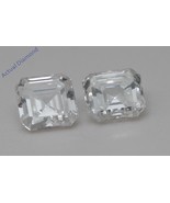 A Pair of Asscher Cut Natural Mined Loose Diamonds (0.98 Ct,G Color,VS1 ... - $3,527.18 CAD