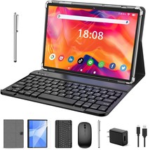 Tablet With Keyboard, 2 In 1 Tablet, 6Gb+128Gb, 1Tb Expand, Android 13 Tablet, 1 - £131.40 GBP