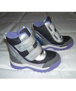 Stride Rite Girls M2P Everest Snow Boots Size 12 M Purple Black Silver - $24.99