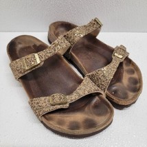 Birkenstock Birkis Beaded Summer Sandals Womens Size 7 Gold Beads - PLEA... - $24.65