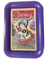 Vintage 1997 Cambell’s Kids Tin Serving Tray - Optimist Purple - $7.69