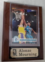 Alonzo Mourning Plaque 1993 NBA HOOPS Charlotte Hornets - £94.51 GBP