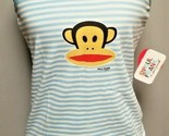 Paul Frank Blue Stripe Monkey Tank Top Official Licensed New With Tags S... - $14.25