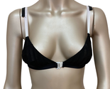 ONE TEASPOON Damen Bralette Contrast Trim Solide Schwarz Größe S - £27.15 GBP