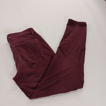 Ann Taylor LOFT Curvy Skinny Women's Red Corduroy Mid-Rise Pants Size 4 (27×30) image 2