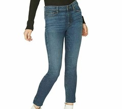 Sanctuary Women 10 30 Detroit Blue Zip Button Social Ankle Skinny Jeans NEW - £29.33 GBP