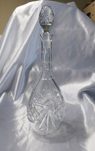 Cut Crystal Decanter with Matching Stopper # 20916 - £32.48 GBP