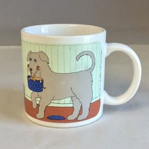 Taylor &amp; NG Vintage Doggie Do Good White Terrier Cat Coffee Mug Cup Do-Good 1981 - $12.16