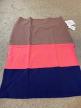 LuLaRoe Cassie Pencil Skirt Womens Sz 3XL geometric Colorblock Geo Print... - $11.29