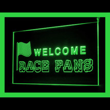220090B Welcome Race Fans Car Drivers Speed Collection Flag Fast LED Lig... - $409.89 MXN