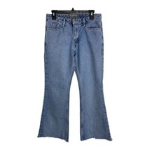 Silver Tab Womens Jeans Size 7M Light Wash Raw Hem Mid Rise Levis - £33.24 GBP
