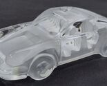 *B4) Vintage Hofbauer Crystal Glass Porsche 911 Paperweight Model Car Ge... - $29.69