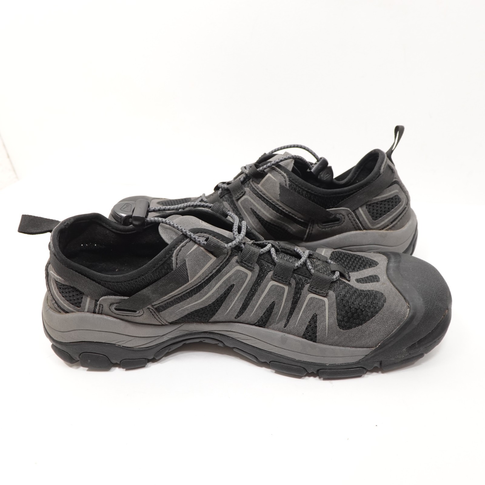 Keen McKenzie Shoes Mens Size 10.5 Black Gray Mesh Hybrid Water Camping Summer Item image 11