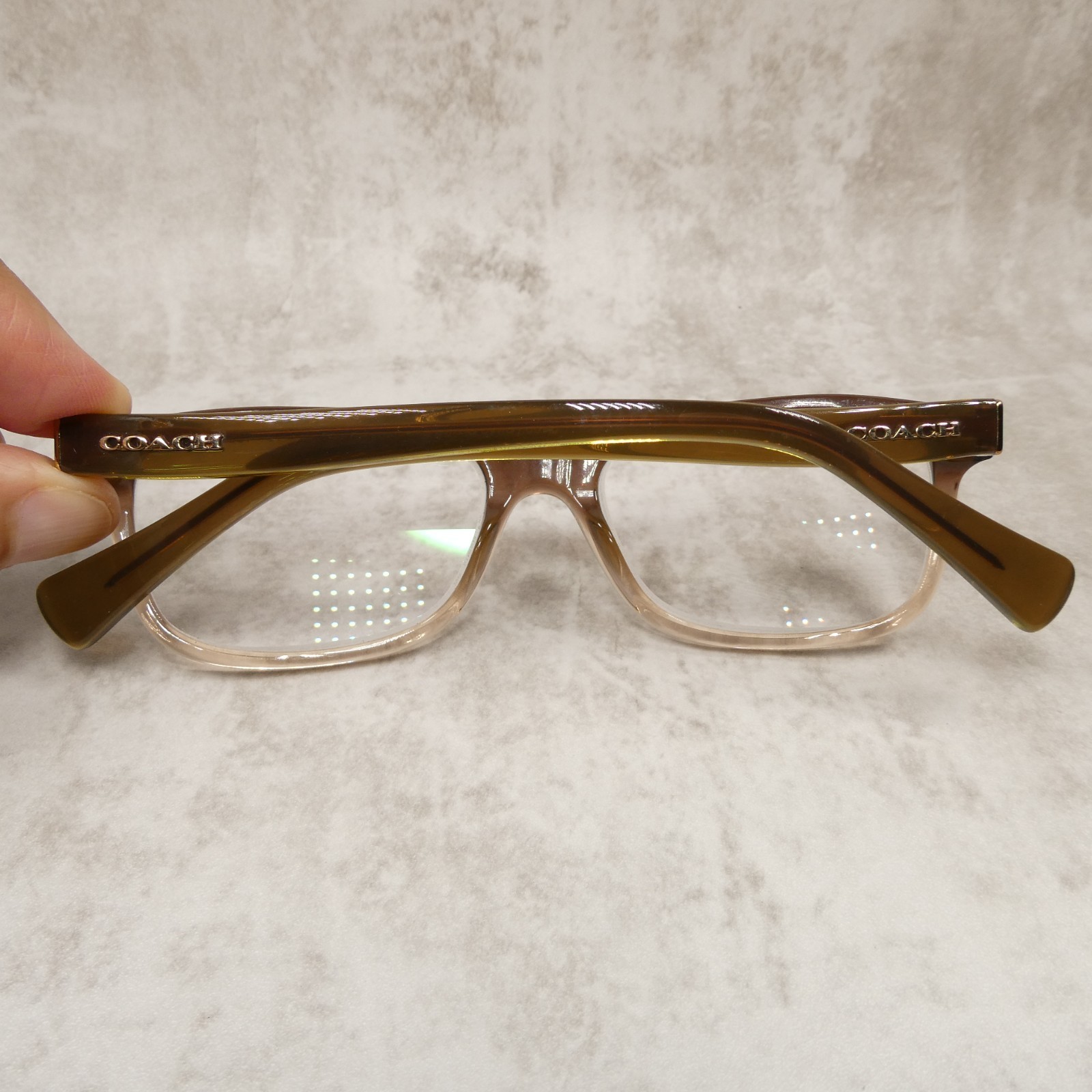 Coach Womens Olive Brown Gradient Eyeglasses FRAMES w/ Case - HC6089 51-16-135 Item image 6