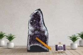 26” Tall Deep Purple Amethyst Cathedral Geode 14” Wide Mined In Brazil(59.3Kg) - £5,127.91 GBP