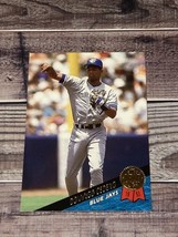 1993 Leaf Toronto Blue Jays Baseball Card #486 Domingo Cedeno Rookie - £1.15 GBP