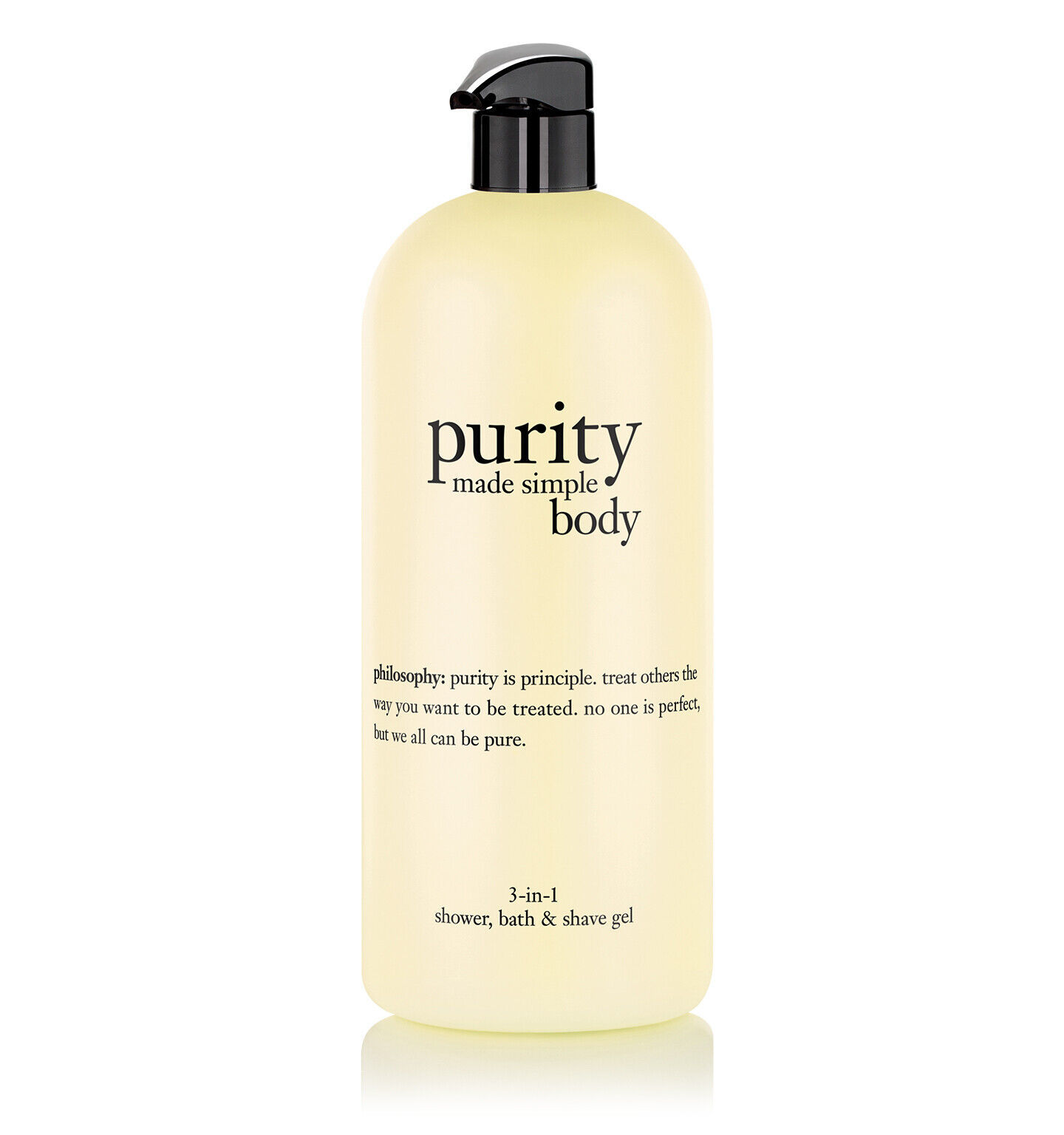 Primary image for philosophy 3-in-1 shower, bath & shave gel purity made simple body 32fl.oz