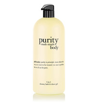 philosophy 3-in-1 shower, bath &amp; shave gel purity made simple body 32fl.oz - £34.50 GBP