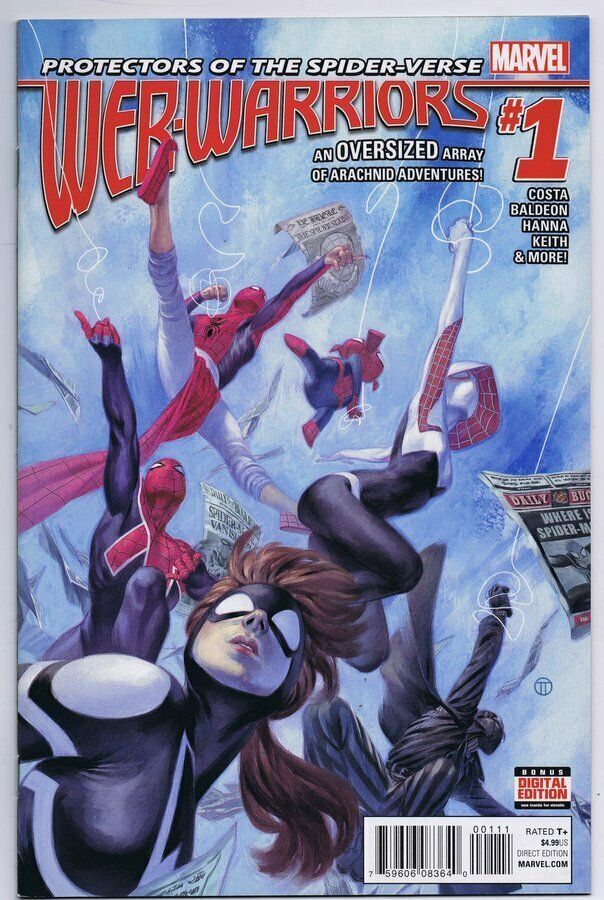 Primary image for Web Warriors #1 2016 Marvel Comics Julian Totino Tedesco Cover